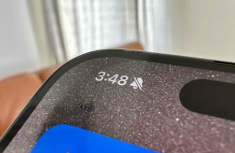 兴城苹果15pro维修站分享如何隐藏iPhone15Pro上静音铃声图标 